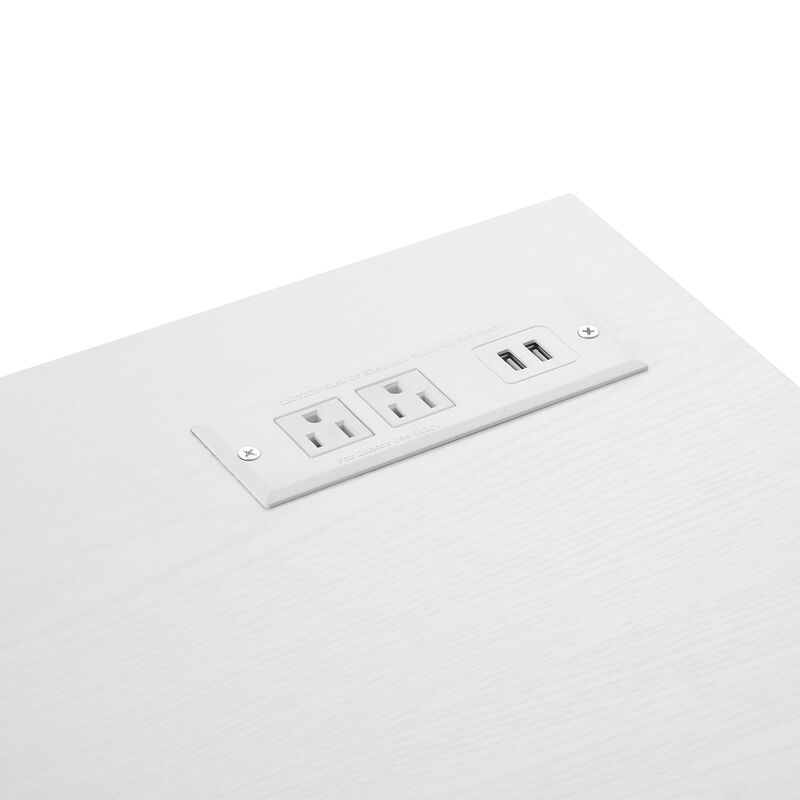 TV Stand with Electric Fireplace and Glass Shelves &ndash; Cozy Entertainment Center with Modern Storage