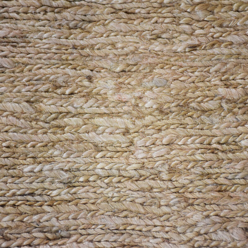 HAND KNOTTED SUMAK JUTE ECO-FRIENDLY Contemporary AREA RUGS  - Rectangle Shape, Contemporary, High Pile, Natural Fiber, Outdoor Indoor Handmade Area Rugs (J00009) image number 3