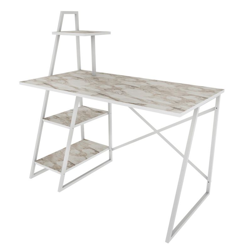 Decorotika Admira Computer Desk - Ephesus White