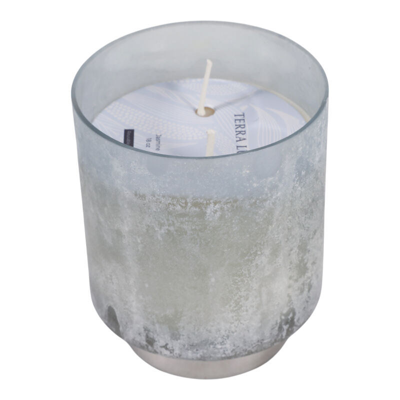 18 Oz Jasmine Glass Candle image number 4