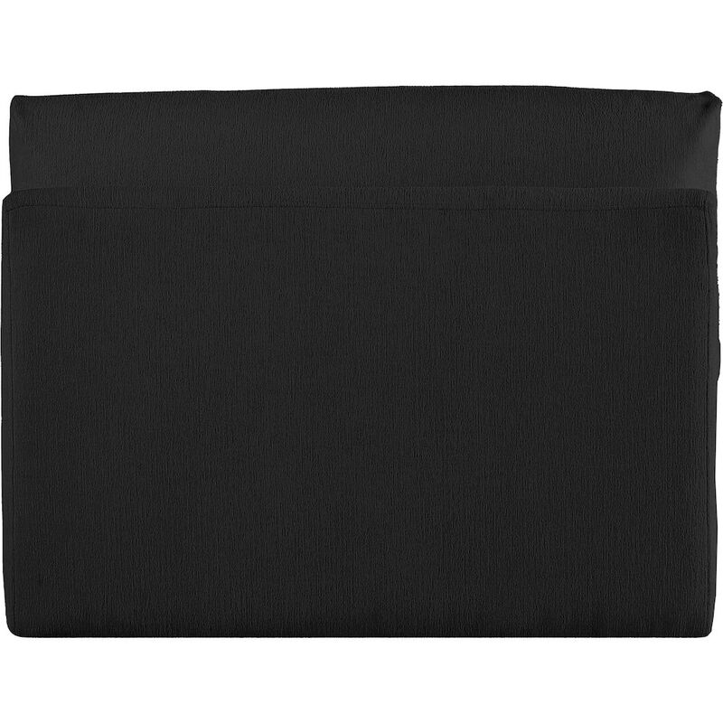 Meridian Furniture Ease Black Polyester Fabric Armless