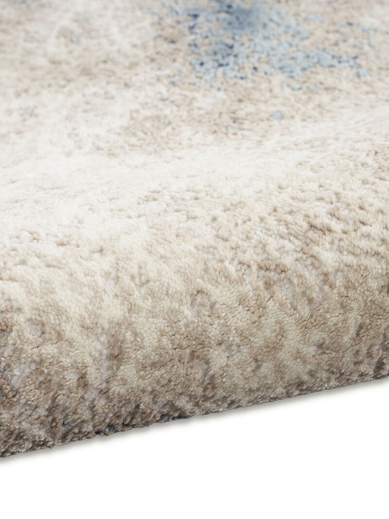 CK022 Infinity IFN05 Ivory/Gray/Blue 6' x 9' Rug