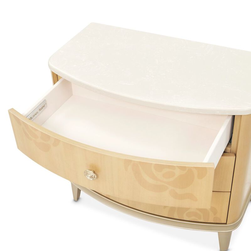 Camellia Field Nightstand - Caramel image number 4