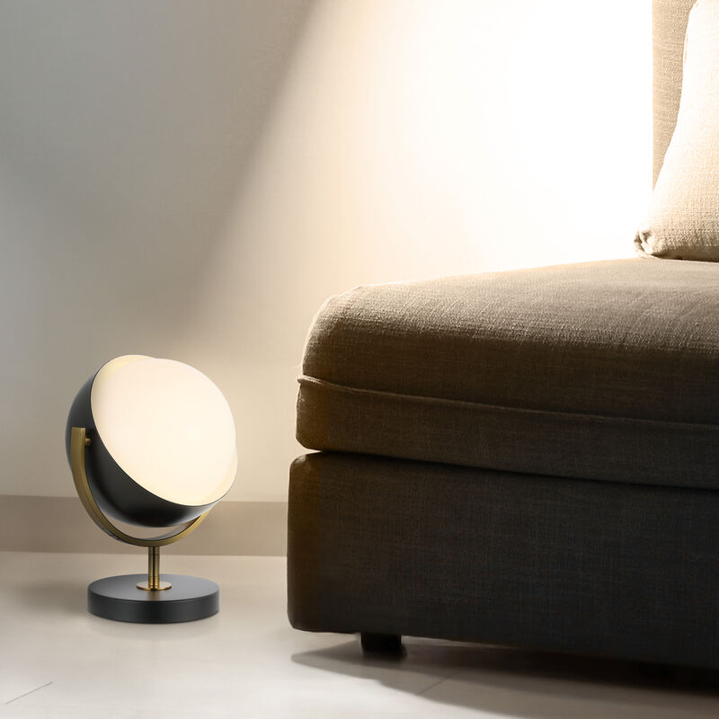 Orion Vintage Classic Metal/Acrylic Adjustable Orb LED Floor Spotlight