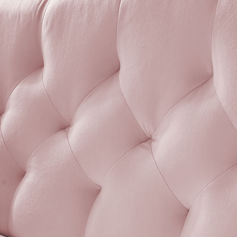Strolk Modern Velvet Loveseat Sofa image number 7