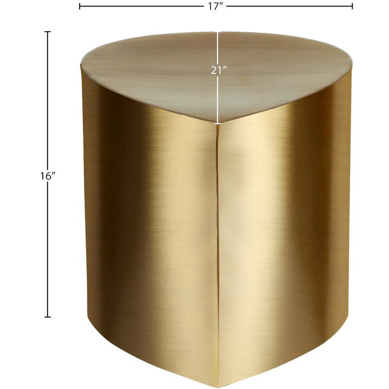 Meridian Furniture Petal Gold Coffee Table