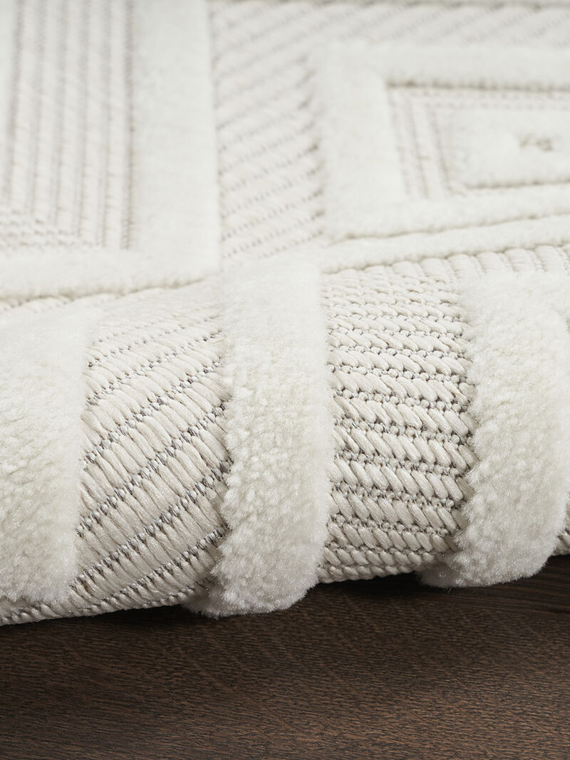 Versatile NRV01 Ivory/White 8' x 10' Rug image number 10