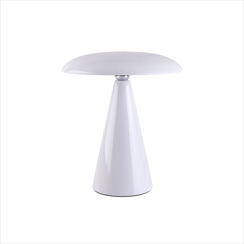 Beacon Lighting Kinoko II Cordless 2-in-1 Rechargeable LED Table & Wall Lamp, CCT Dimmable, Gloss image number 0