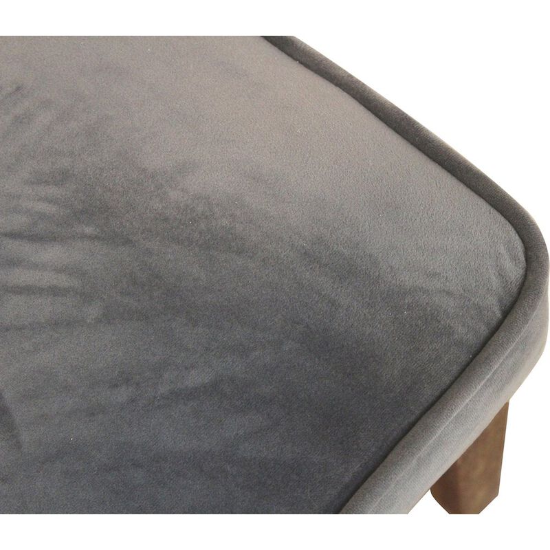 Alex Hamilton Transitional Inwood Side Chair In Mink Velvet 2-Piece Set