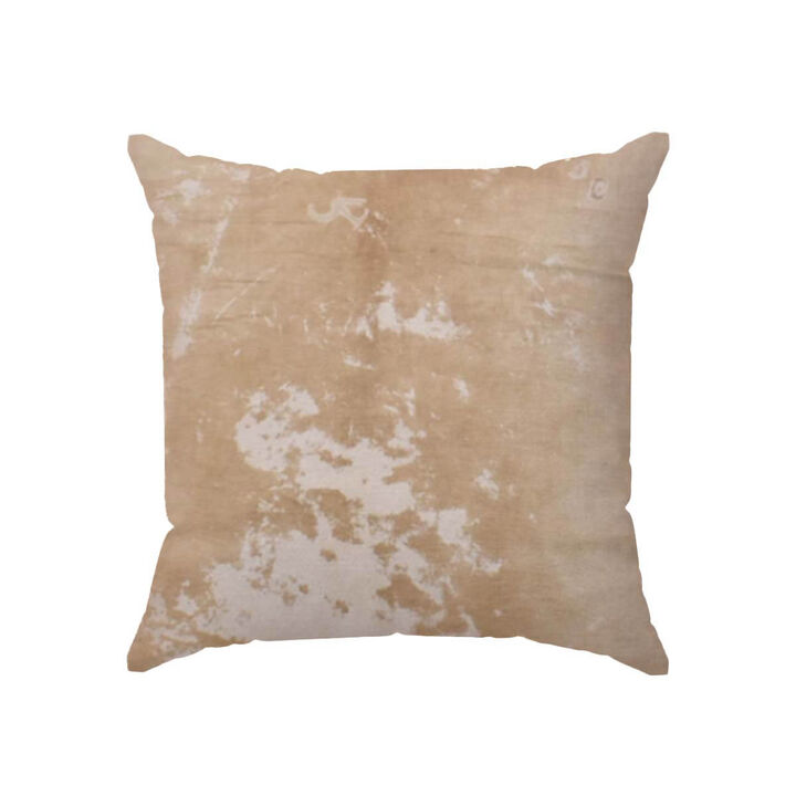 Cowhide Pillow Cover 16&Prime; x 16&Prime;