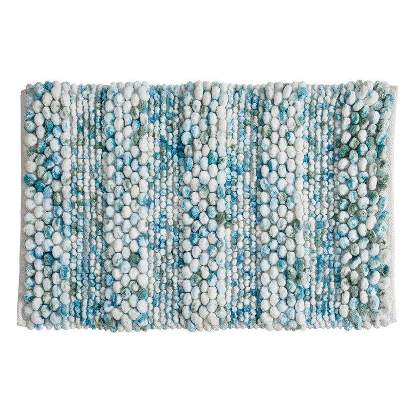 Market & Place Microfiber Textured Plush Bath Rug