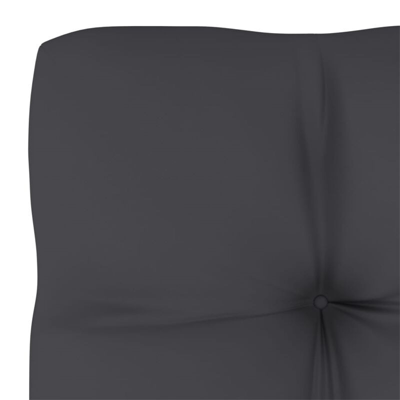 vidaXL Pallet Sofa Cushion Anthracite 27.6"x27.6"x4.7"