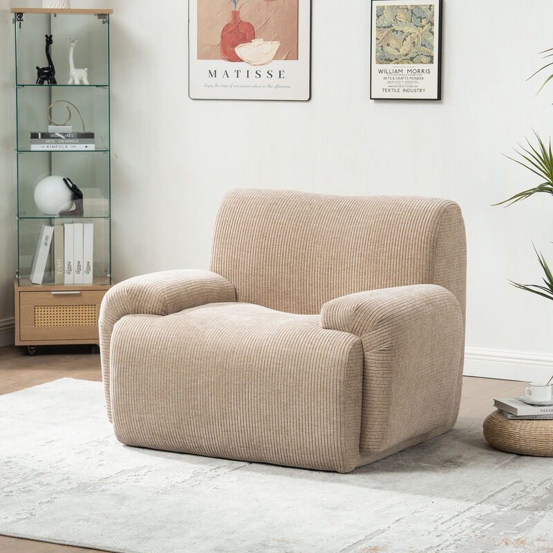 Slukun Chenille Accent Chair image number 2