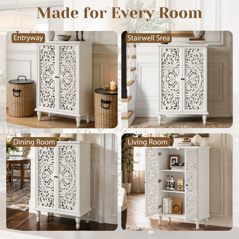 Zuggo 47" Tall Accent Cabinet image number 5