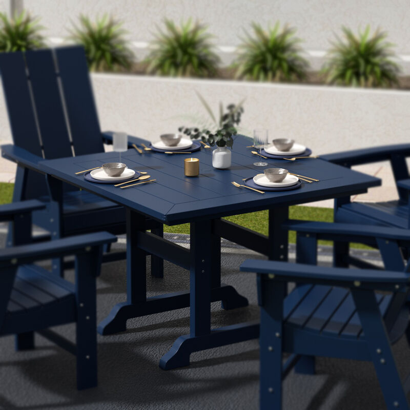 WestinTrends 43" Square Outdoor Patio Dining Table