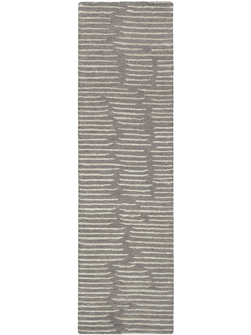 CK010 Linear LNR01 Gray 2'3" x 8' Rug