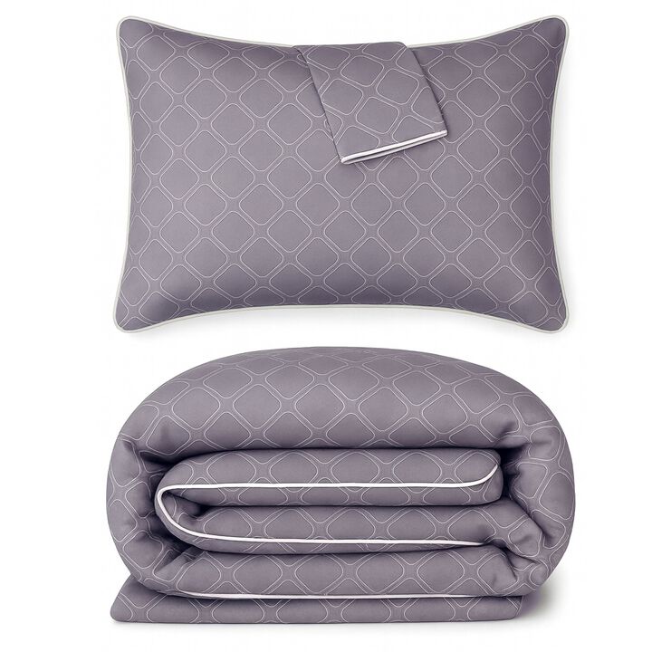 BedVoyage Luxury 100% viscose from Bamboo Duvet Cover with Shams, 3pc