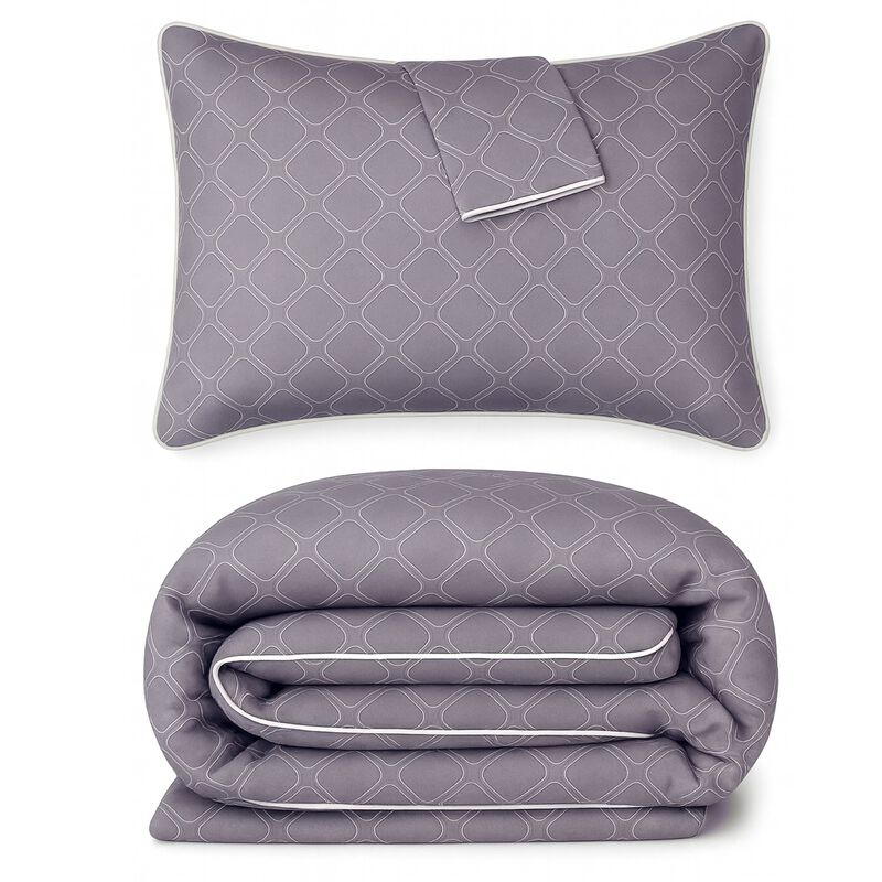 BedVoyage Luxury 100% viscose from Bamboo Duvet Cover with Shams, 3pc