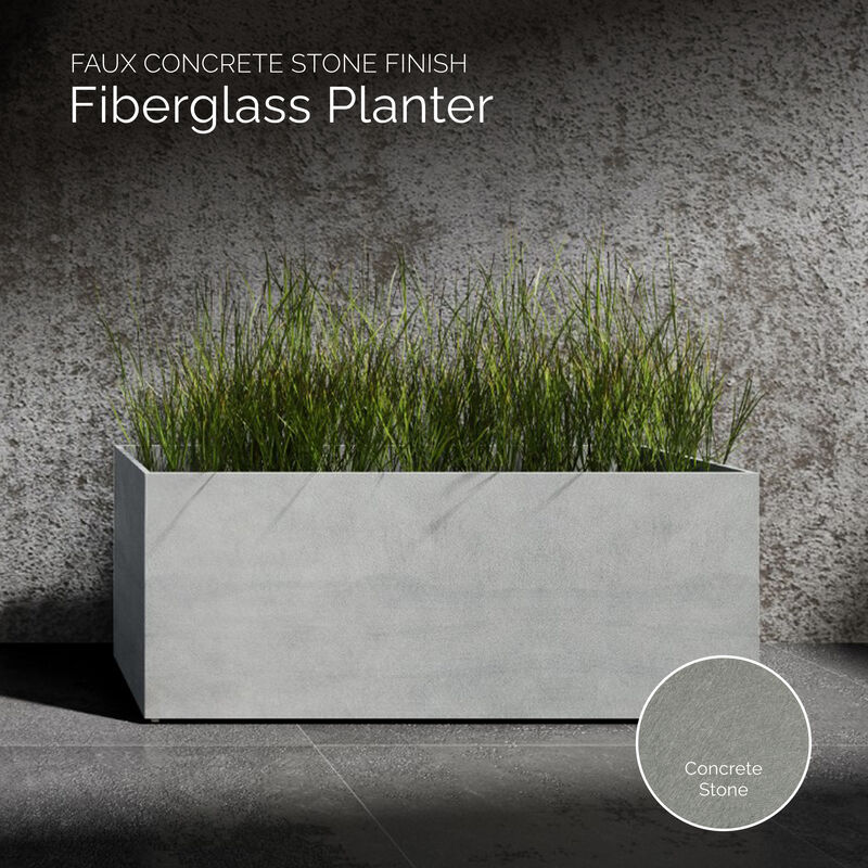 COSAPOTS Semplito Grand Wide Rectangle Planter.