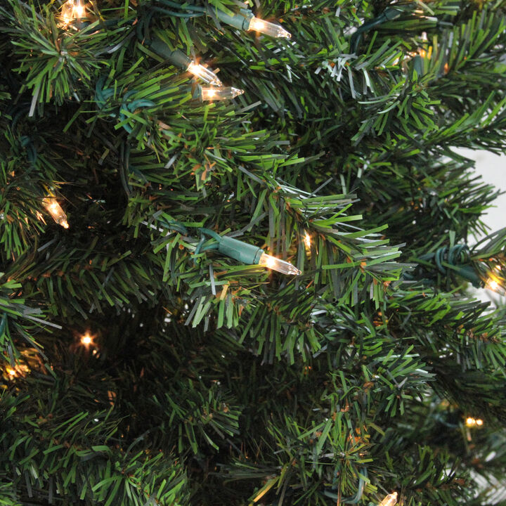 10' Pre-Lit Medium Canadian Pine Artificial Christmas Tree  Clear Lights