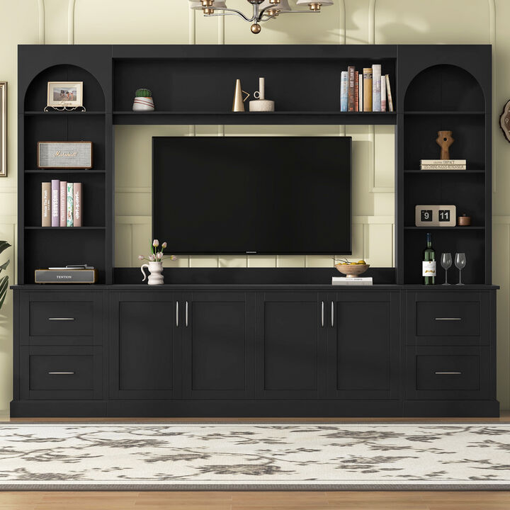 Hazes Entertainment Center Wall
