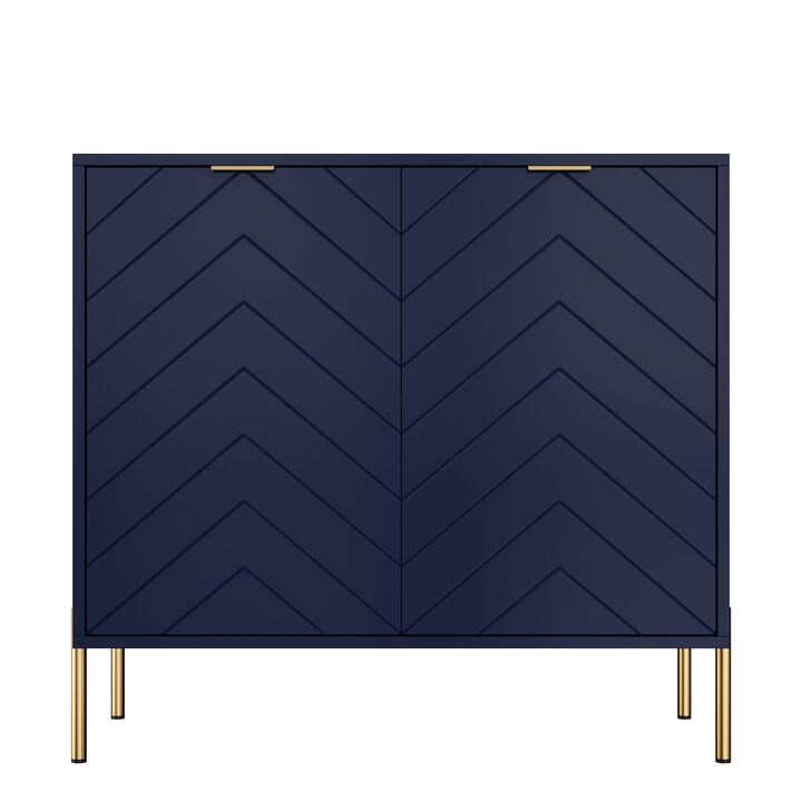 2-Door Accent Cabinet Storage Cabinet