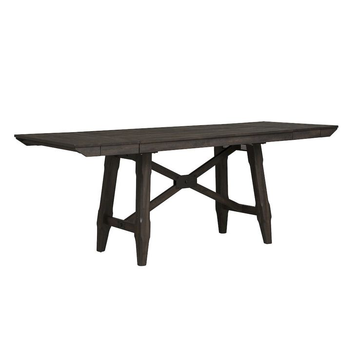 Liberty Furniture Dining Table Set for 6, Brown Rubberwood Solids & Acacia Veneers