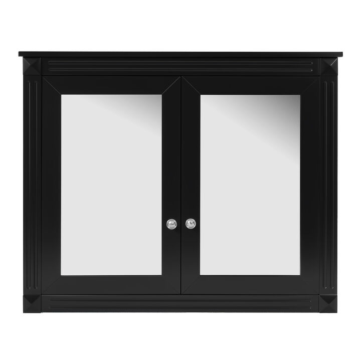 ELEMENT ACE Stylish Wall-Mounted Mirror Cabinet with Adjustable Shelves