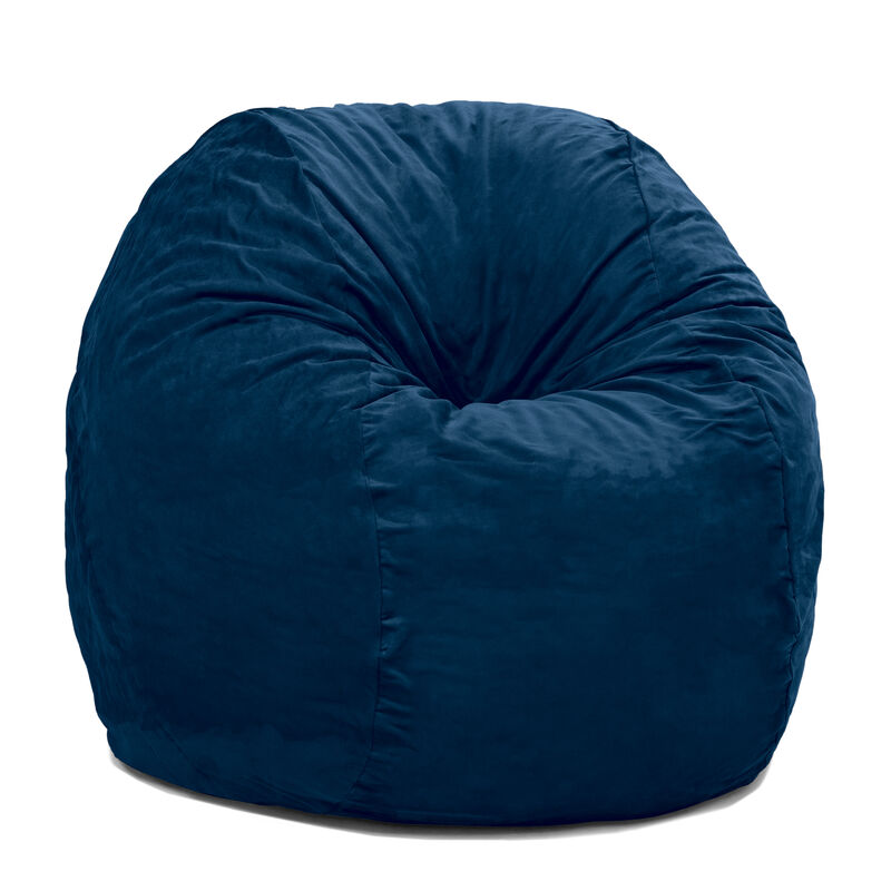 Jaxx Saxx 4 Foot Round Bean Bag w/ Removable Cover