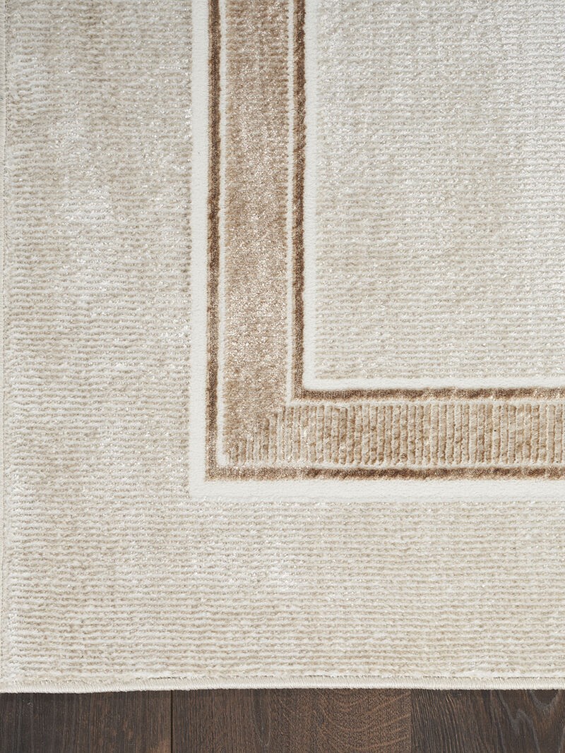Glitz GLZ08 Ivory/Cream 5'3" x 7'3" Rug image number 2