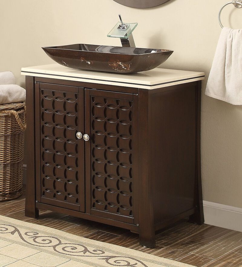 30 Inch Benton Collection Giovanni Vessel Sink Bathroom Vanity image number 3