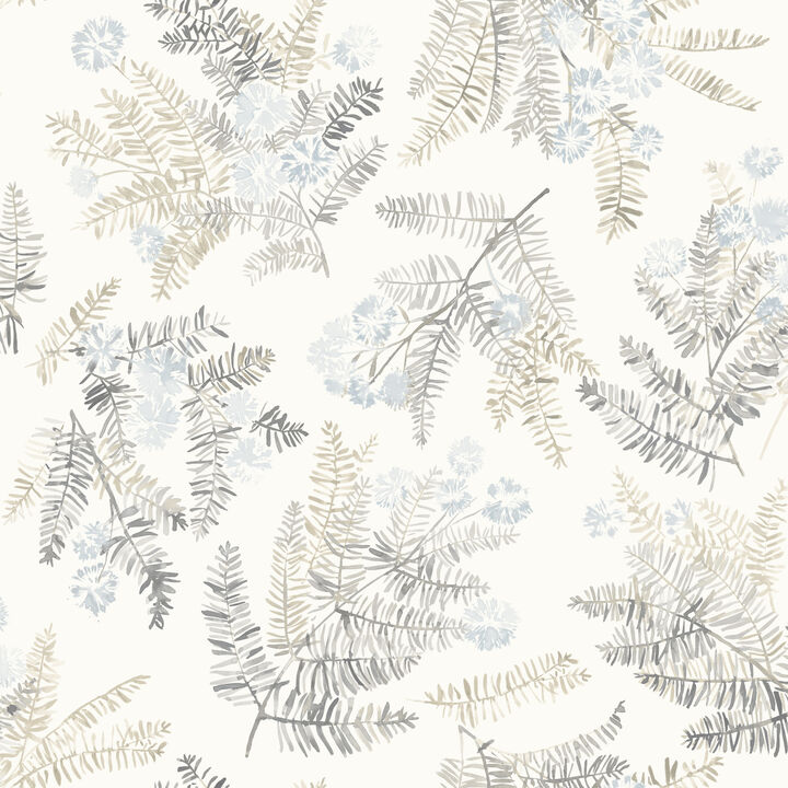 Frith Light Blue Botanical Wallpaper (Set of 2)