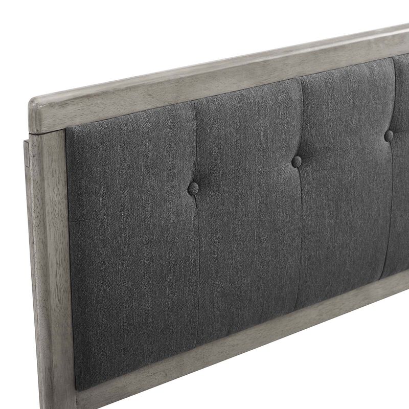 Modway - Draper Tufted King Fabric and Wood Headboard image number 3