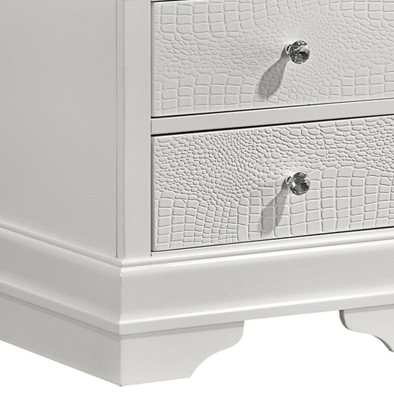 Virestiq Textured 2-Drawer Nightstand image number 9