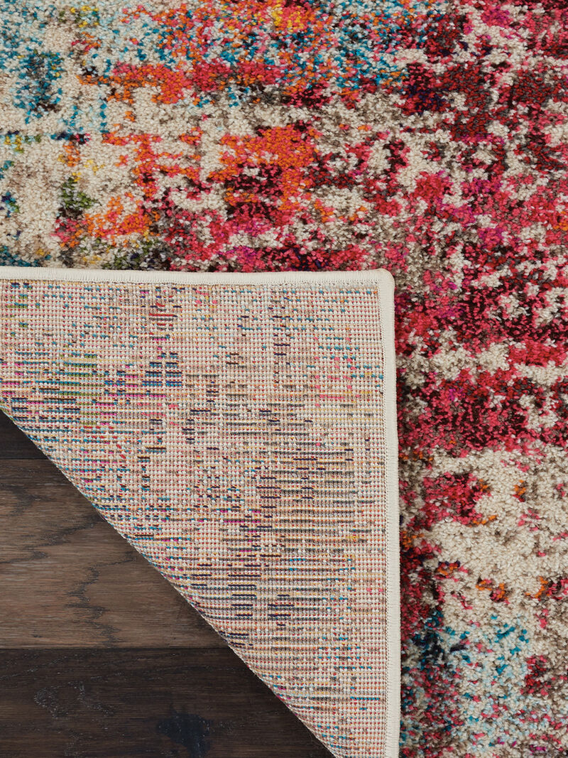 Celestial CES13 Pink/Multicolor 3'11" x 5'11" Rug