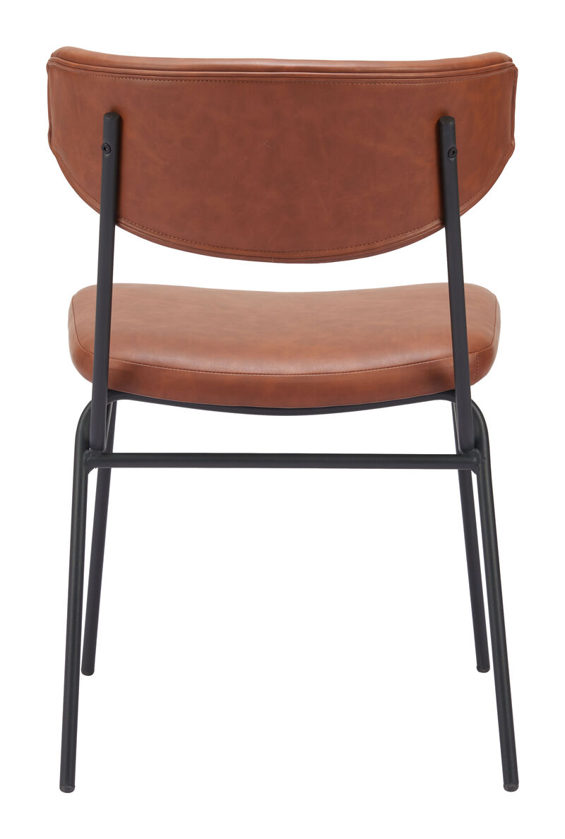 Charon Dining Chair (Set of 2) Vintage Brown image number 5