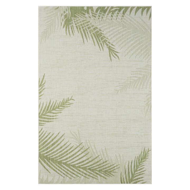 LR Home Captiva Durable Performance Area Rug Outdoor