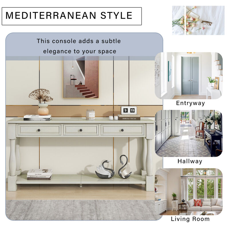 Rintde 63" Console Table image number 3