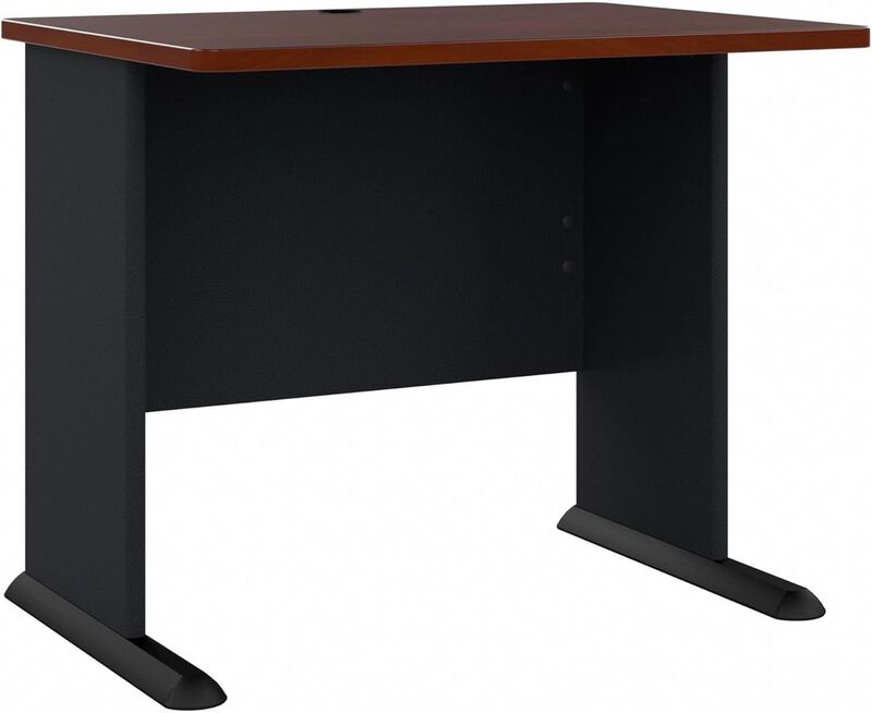 ShipItFurniture Series A 36W Desk, Hansen Cherry and Galaxy image number 1
