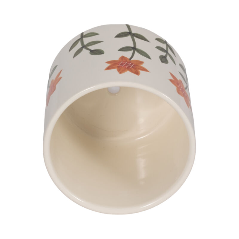 6" Footed Hand Painted Planter, Multi image number 4