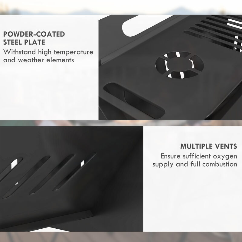 Streamdale 3-in-1 Portable Fire Pit & Stove