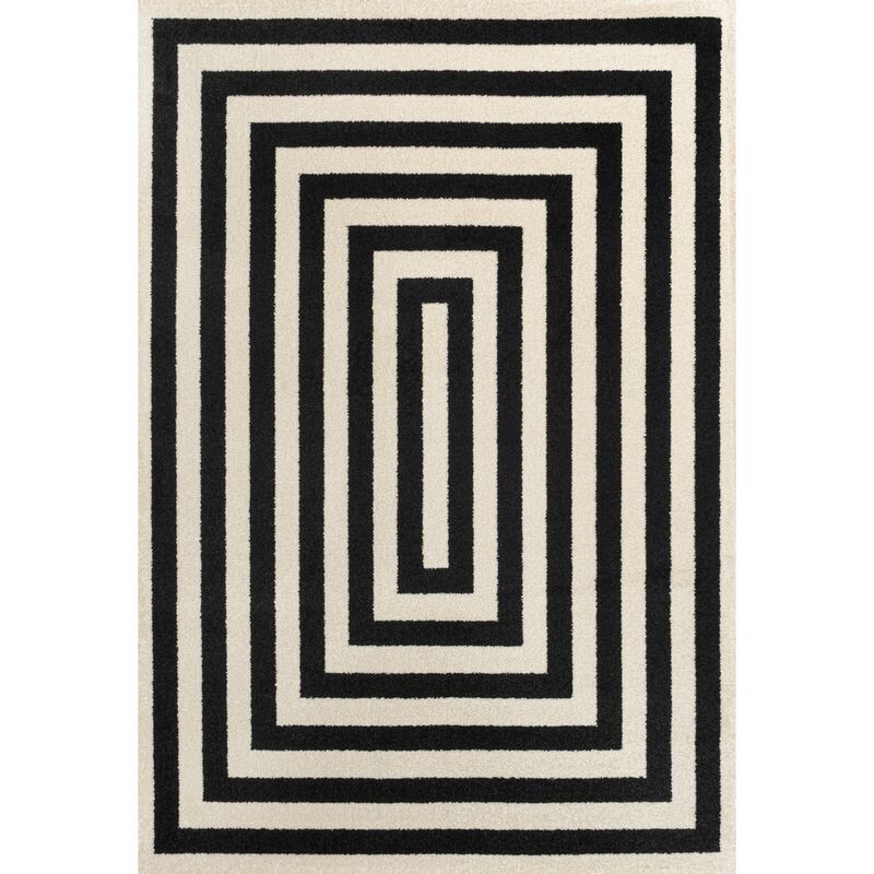 Bandol Modern Classic Mitre Stripe Area Rug