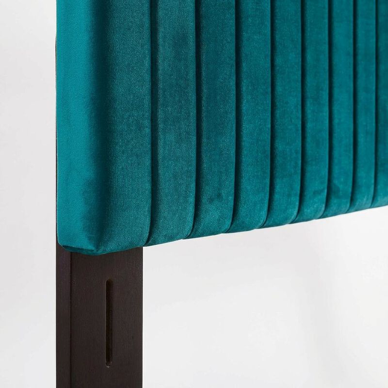 Velvet Full Queen Headboard with Soft Upholstery and Stylish Design image number 5