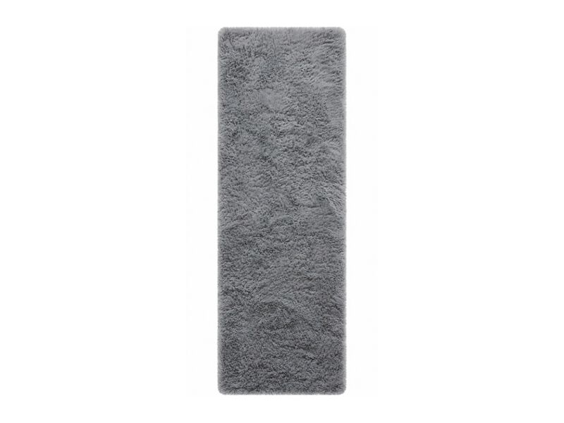 Grey Fluffy Runner Rug 2 by 6 Soft Shaggy Hallway Carpet for Bedroom Decor image number 0