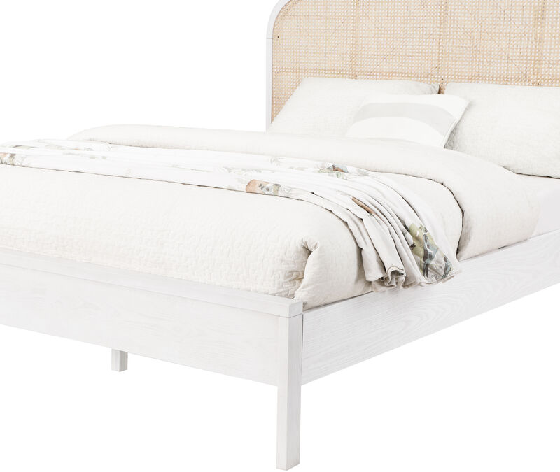 Meridian Furniture Siena White Ash Wood Full Bed image number 5