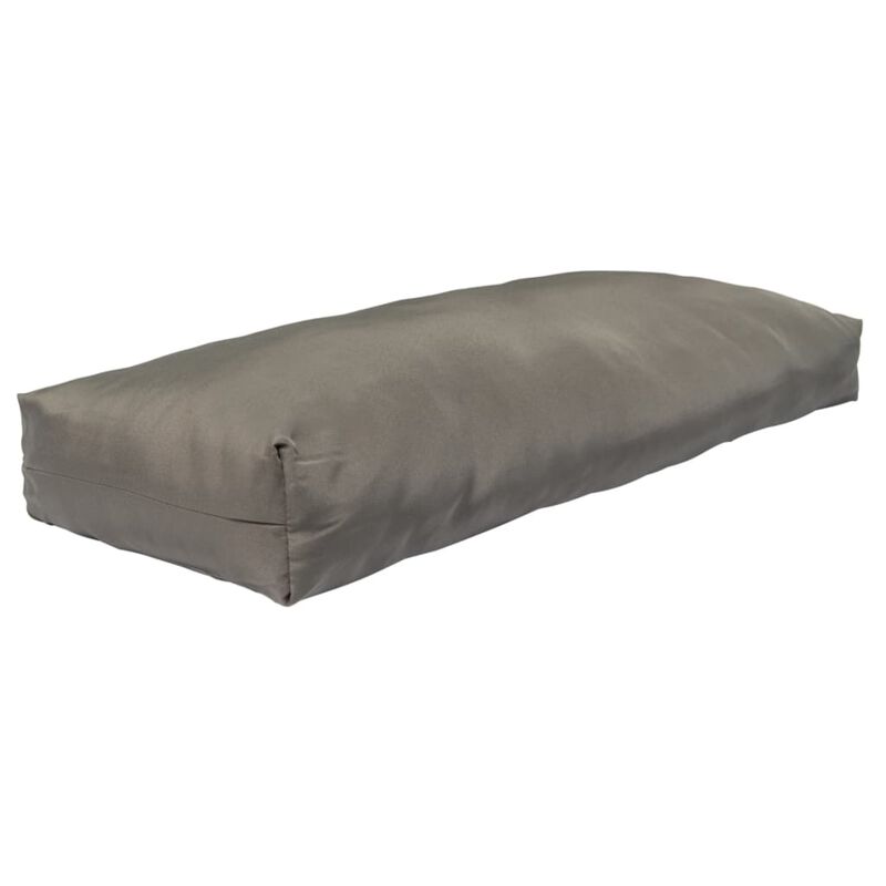 vidaXL Pallet Cushions 3 pcs Gray Polyester