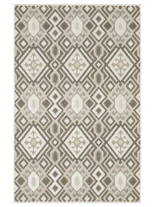 Tangier 3'3" x 5' Brown Rug