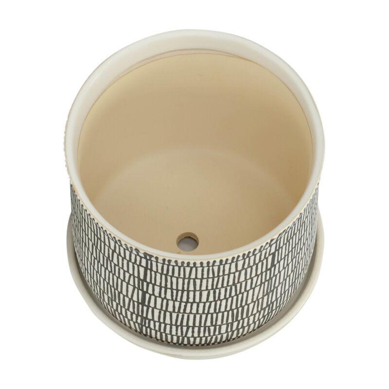 S/2 Ceramic 6/8" Planter image number 3