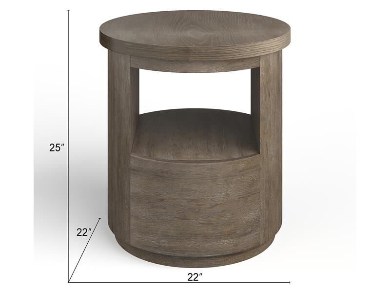 Bosley Round End Table