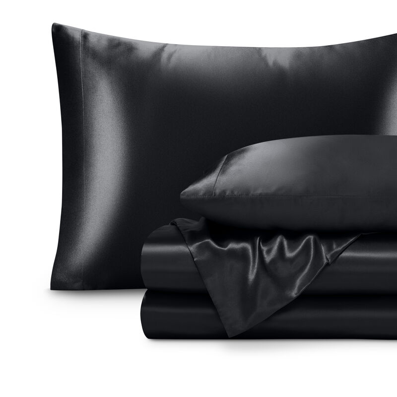 Silky-Smooth Satin Sheet Set image number 0